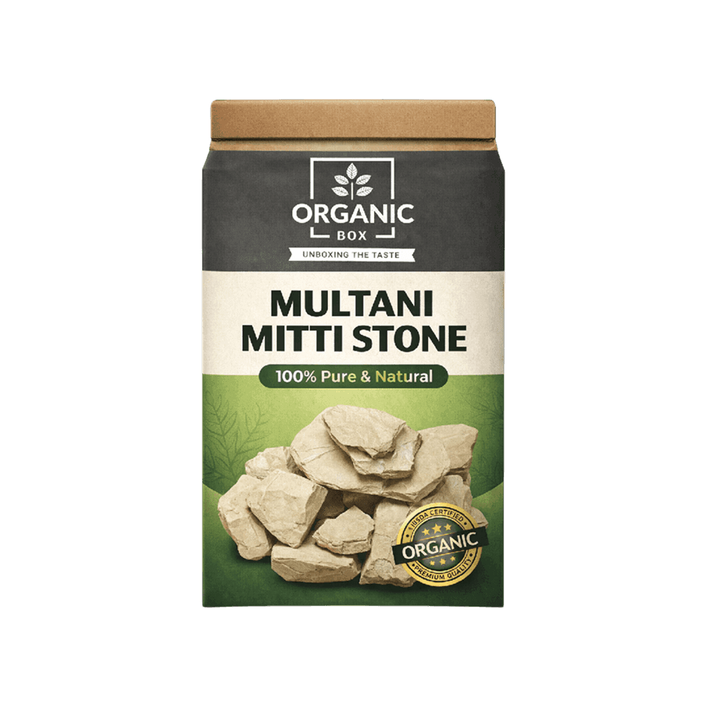 Organic Box Multani Mitti Powder Stone