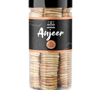 Organic Box Afghani Anjeer Figs – Afghanistan Dry Anjir (Dried Figs) Dry Fruits, Increases Immunity & Purify the Blood, 500 Gram – Diwali Gift Pack