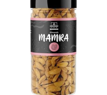 Organic Box Mamra Giri Almonds – & Bold Size Bidam Rich in Oil, More Nutritious, Mamra Badam, Dry Fruits (500 g (Pack of 1)) – Diwali Gift Pack