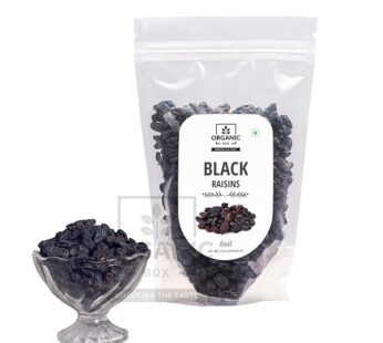 Organic Box Black Raisin, Kali Kishmish Seedless, 1 Kg – Diwali Gift Pack